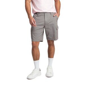 U.S. Polo Assn. Men's Cargo Short, 9.5" Inseam, Size 38, Relaxed Fit, Gray